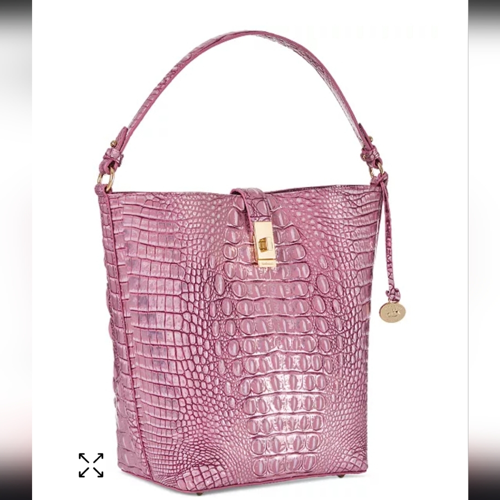 NEW Shira Beautiful Pink Bucket Bag Crossbody